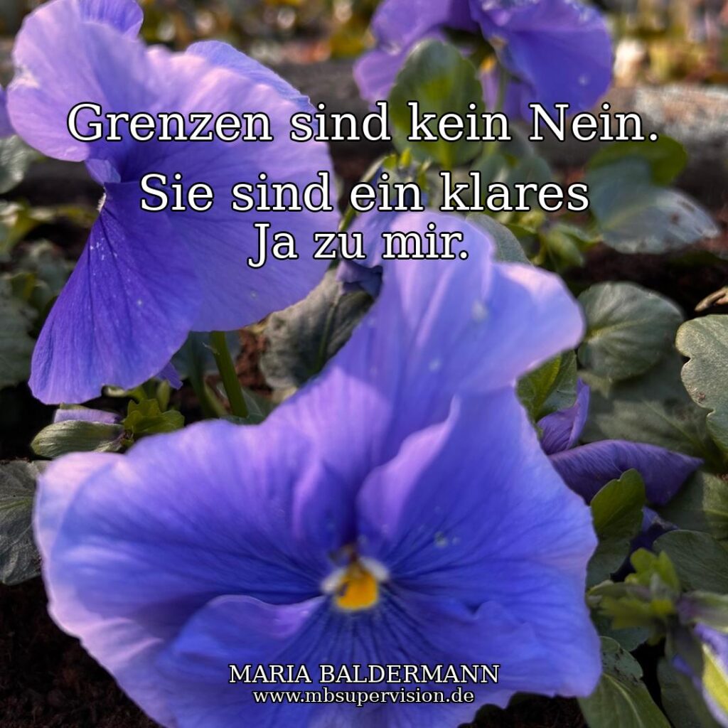 Grenzen sind kein Nein. Sie sind ein klares Ja zu mir.